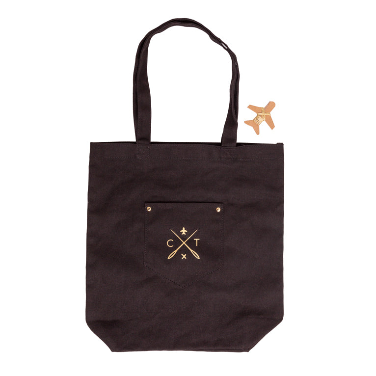 Stitch Tote Bag Black