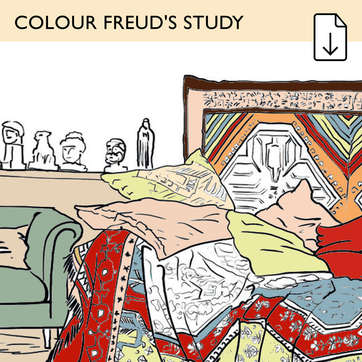 Colour Freud's Study