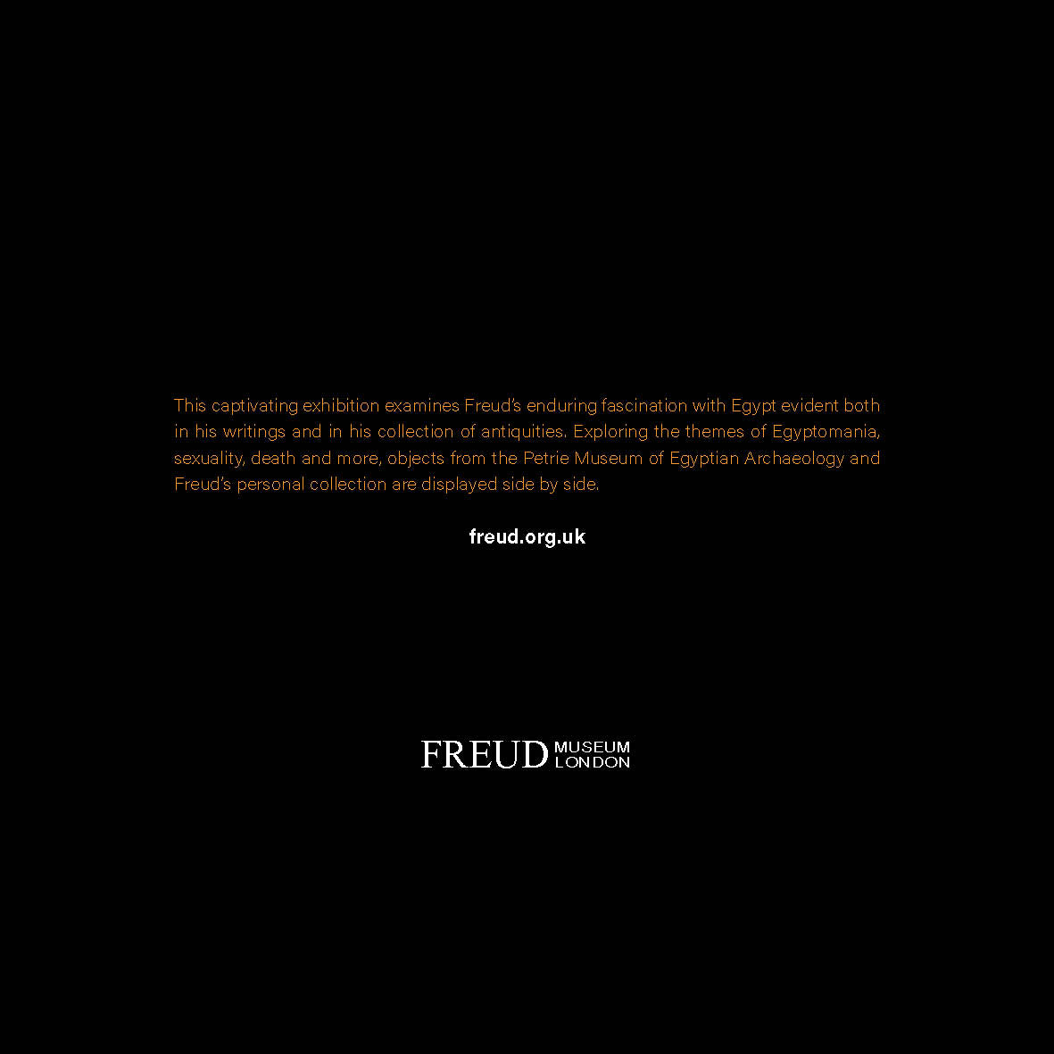 Freud & Egypt Exhibition Catalogue, isis and osiris