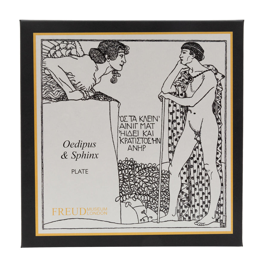 Oedipus and Sphinx Plate