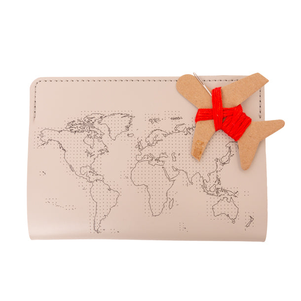 Stitch Passport Cover Natural