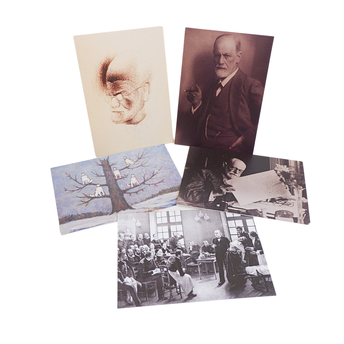 Sigmund Freud in 1932 (A5 card)