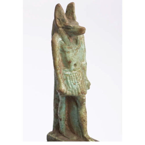 Anubis - Replica of Sigmund Freud's Ceramic Figurine by Martha Todd