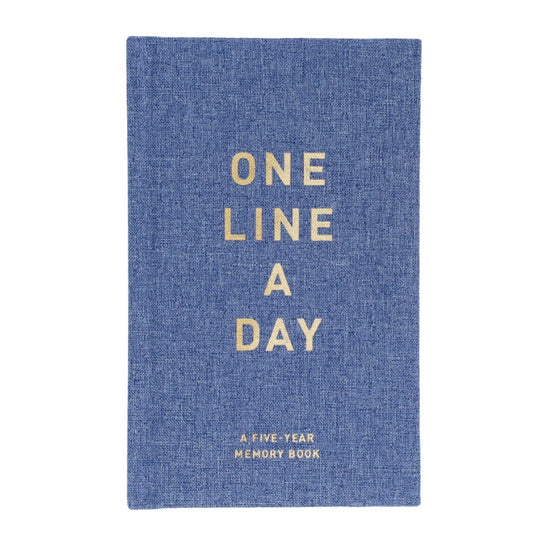 Denim One Line A day A Five-Year Memory Book