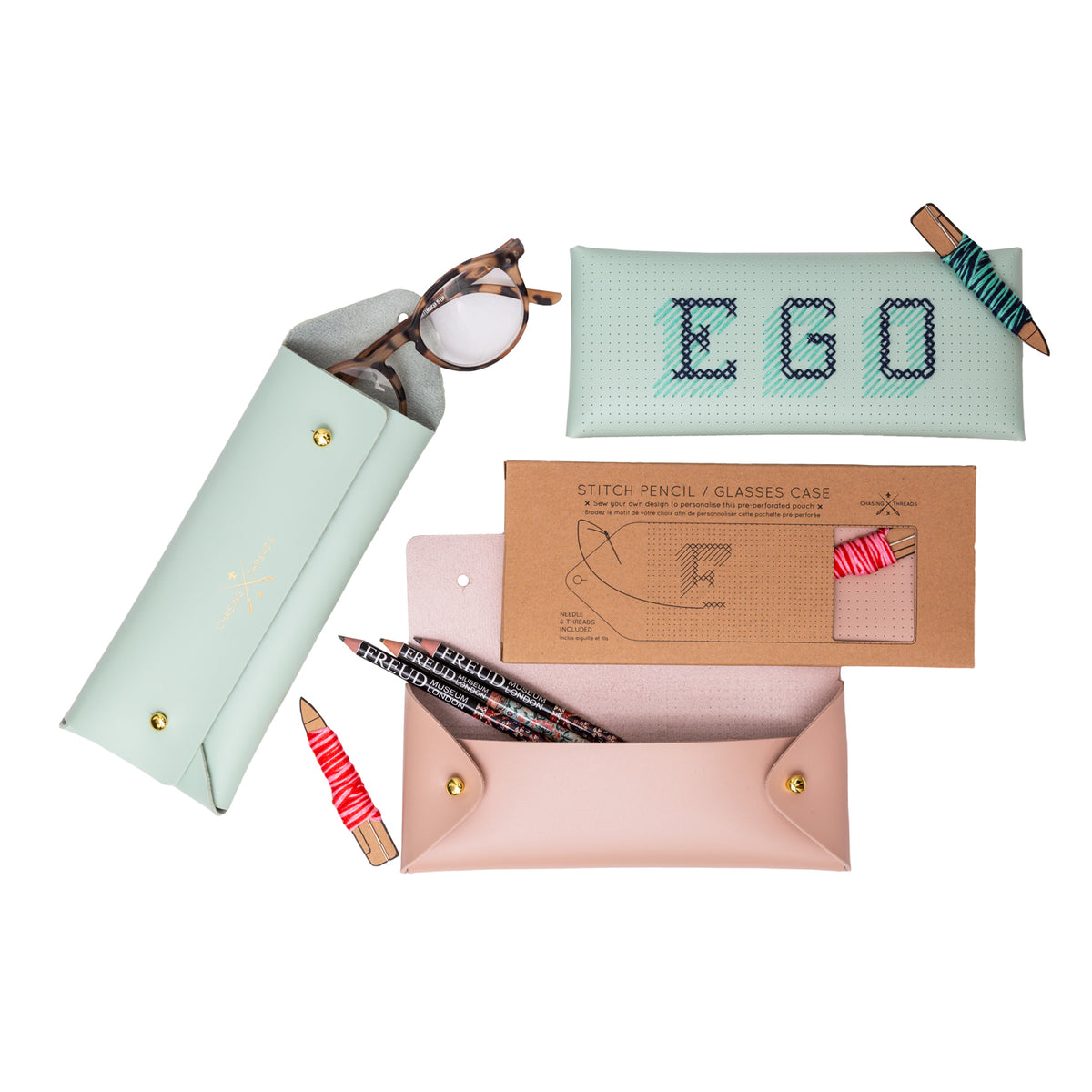 EGO Pencil and Glasses Case