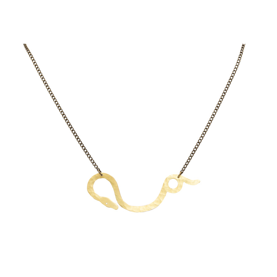 Freud Snake Twisted Necklace