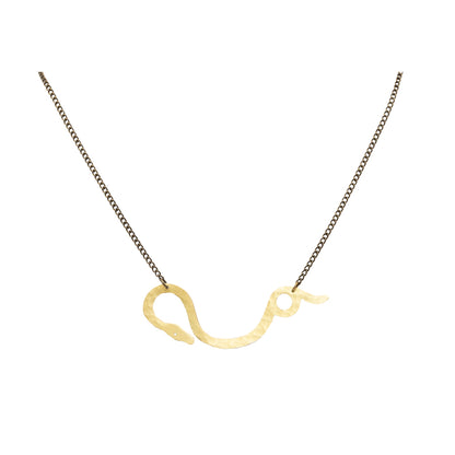 Freud Snake Twisted Necklace