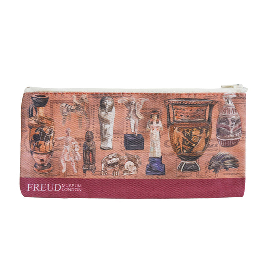 Freud's Collection Pencil Case - based on artwork by Portia Graves