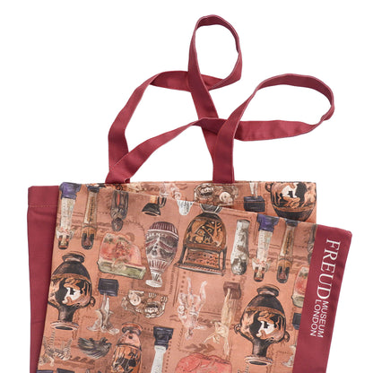 Freud's Collection Tote Bag - based on artwork by Portia Graves