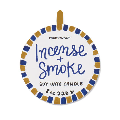 Incense and Smoke Ceramic Candle