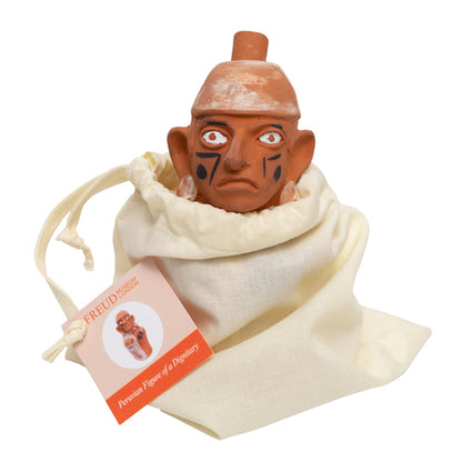 Peruvian Figure of a Dignitary - Replica of Freud's Vessel by Martha Todd
