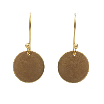 Moche Inspired Brass Earrings