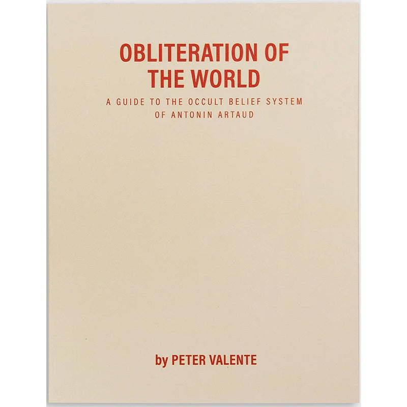 Obliteration of the World - Peter Valente