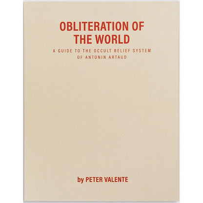 Obliteration of the World - Peter Valente