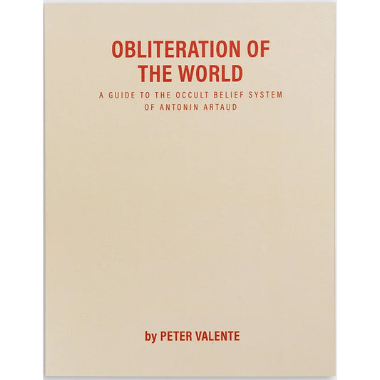 Obliteration of the World - Peter Valente