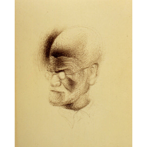 Portrait of Sigmund Freud by Salvador Dalí (A5 Card)