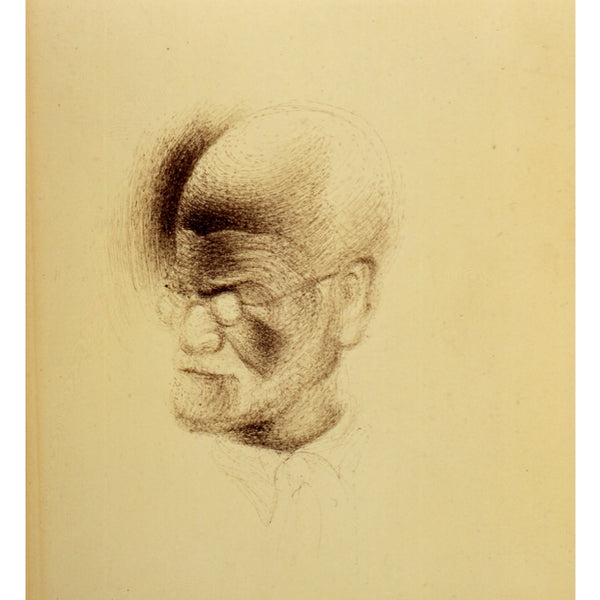 Portrait of Sigmund Freud by Salvador Dalí (A5 Card)