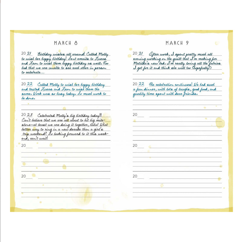 Rainbow One Line a Day: A Five-Year Memory Book