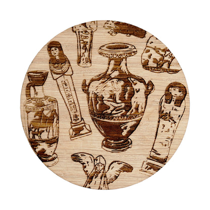 Freud Collection Coaster: Oedipus and Spinx Vase