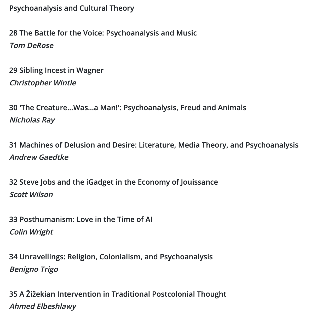 Bloomsbury Handbook to Literature and Psychoanalysis - ed. by Jeremy Tambling
