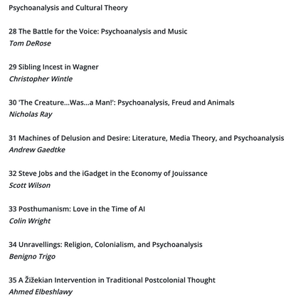 Bloomsbury Handbook to Literature and Psychoanalysis - ed. by Jeremy Tambling