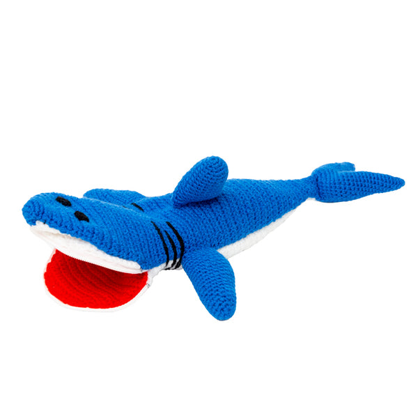 Shark Crochet Pencil Case