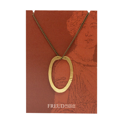 Freud Snake Oval Necklace