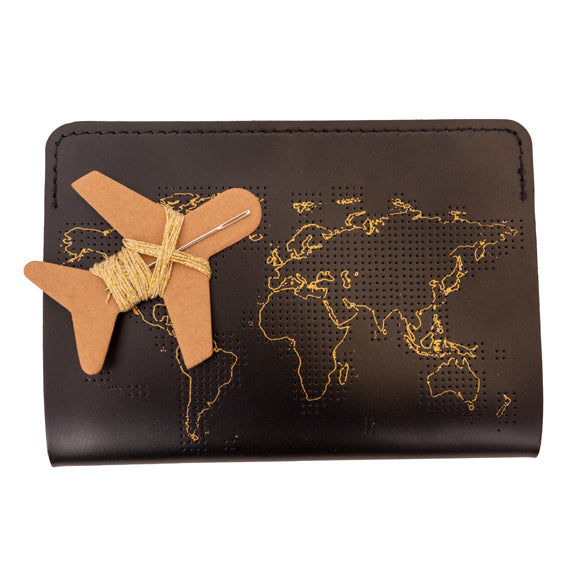 Stitch Passport Cover Black