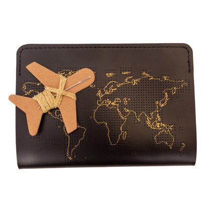 Stitch Passport Cover Black