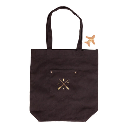 Stitch Tote Bag Black