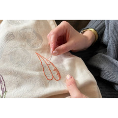 Stitch Your Vegetable Tea Towel