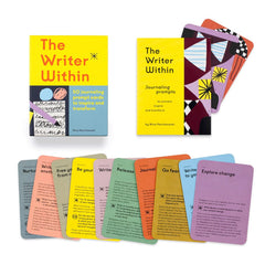 The Writer Within: 50 journaling prompt cards to inspire and transform