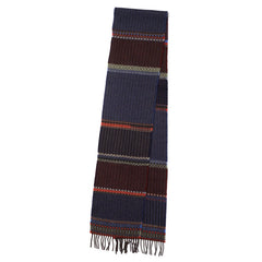 Wallace and Sewell Merino Lambswool Cassia Ink Scarf