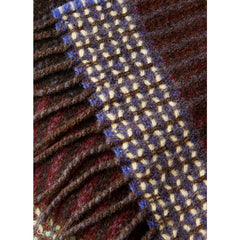 Wallace and Sewell Merino Lambswool Houten Blackberry Scarf