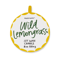 Wild Lemongrass Ceramic Candle