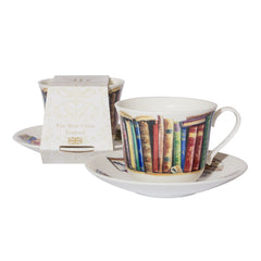 Creative Writing Breakfast Cup and Saucer, Fine Bone China, Made in the UK