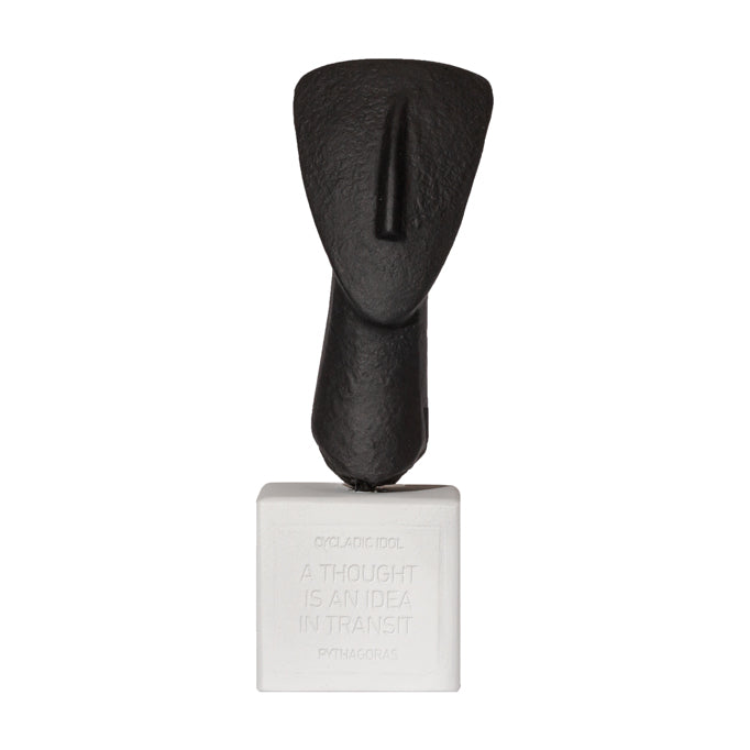 Cycladic Portrait, ceramic figurine
