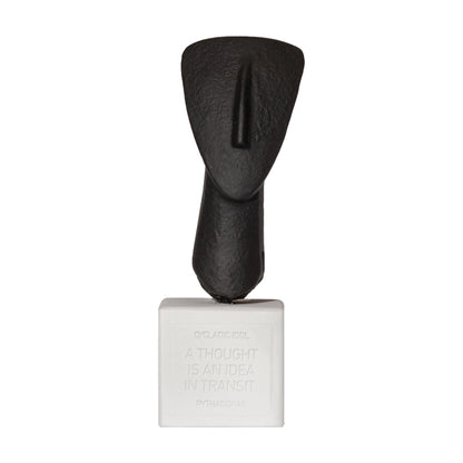 Cycladic Portrait, ceramic figurine