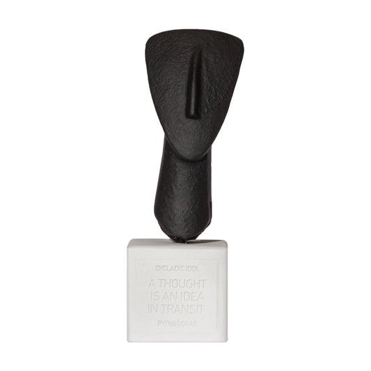 Cycladic Portrait, ceramic figurine