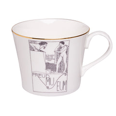 Oedipus and Sphinx Breakfast Cup, Fine Bone China, Made in the UK