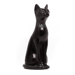Small statuette of black Egyptian Cat