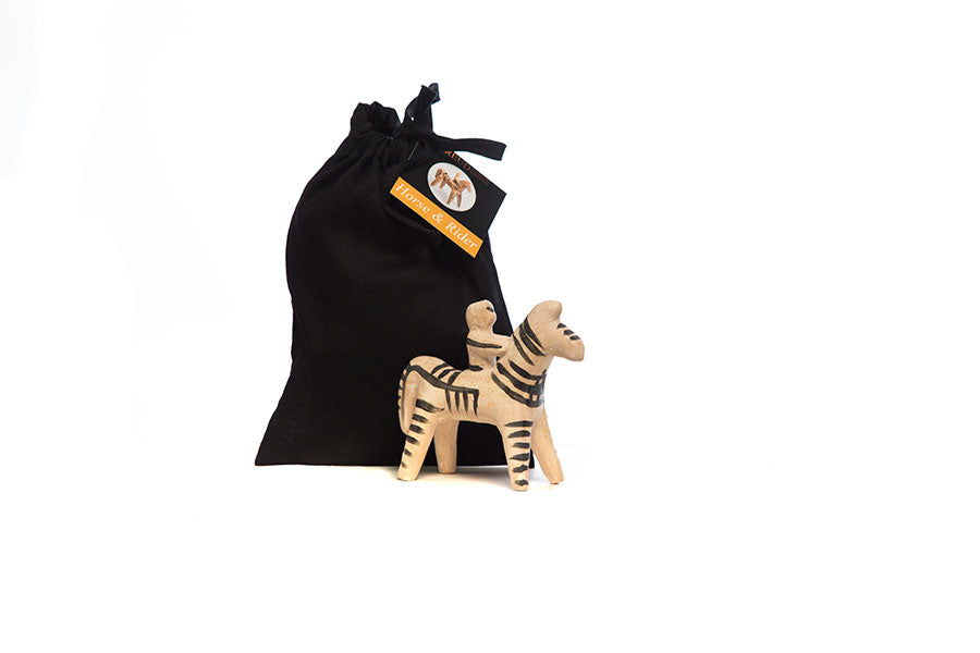 Horse & Rider - Teracotta Replica of Freud's Clay Figurine by Martha Todd