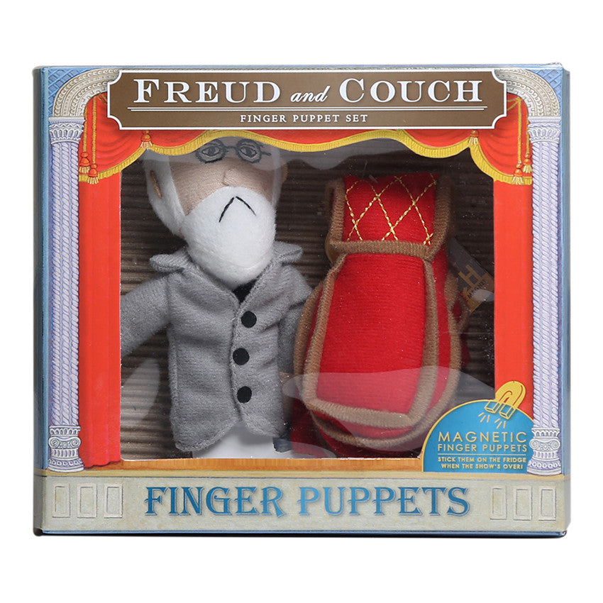 Freud & couch finger puppet set