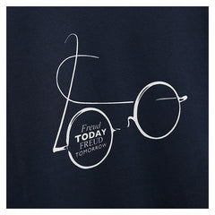 "Freud Today, Freud Tomorrow" t-shirt, exclusive to Freud Museum, blue