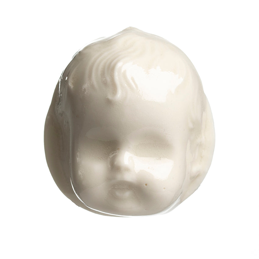 Porcelain Brooch Doll's Face - Martha Todd, for the Uncanny exhibition at the Freud Museum