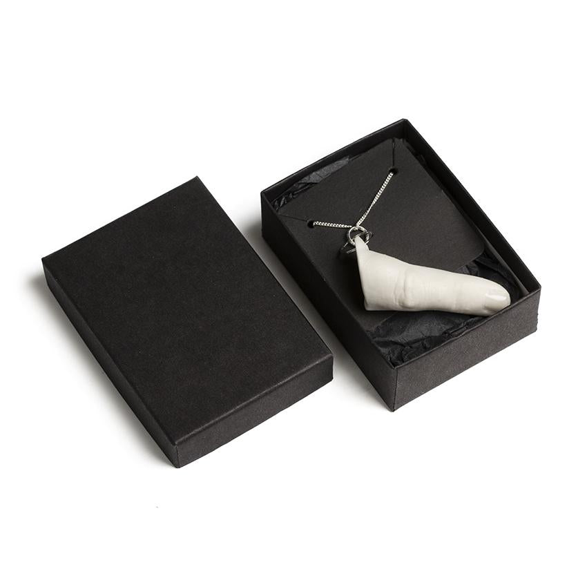 Porcelain Pendant Finger by Martha Todd