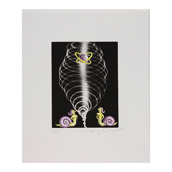 Kenny Scharf Snail Nymphs, artist's proof, 1998