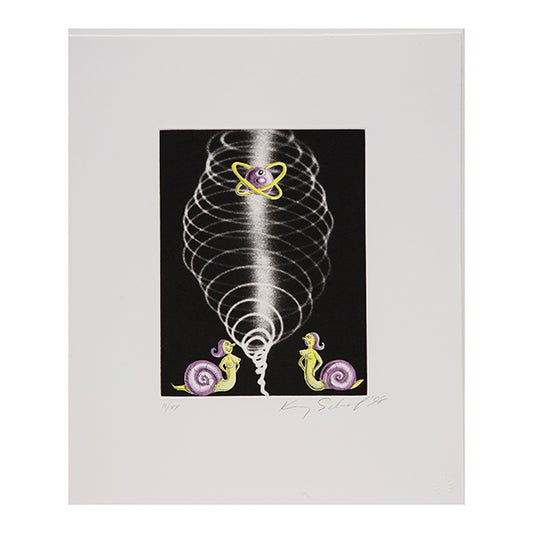 Kenny Scharf Snail Nymphs, artist's proof, 1998