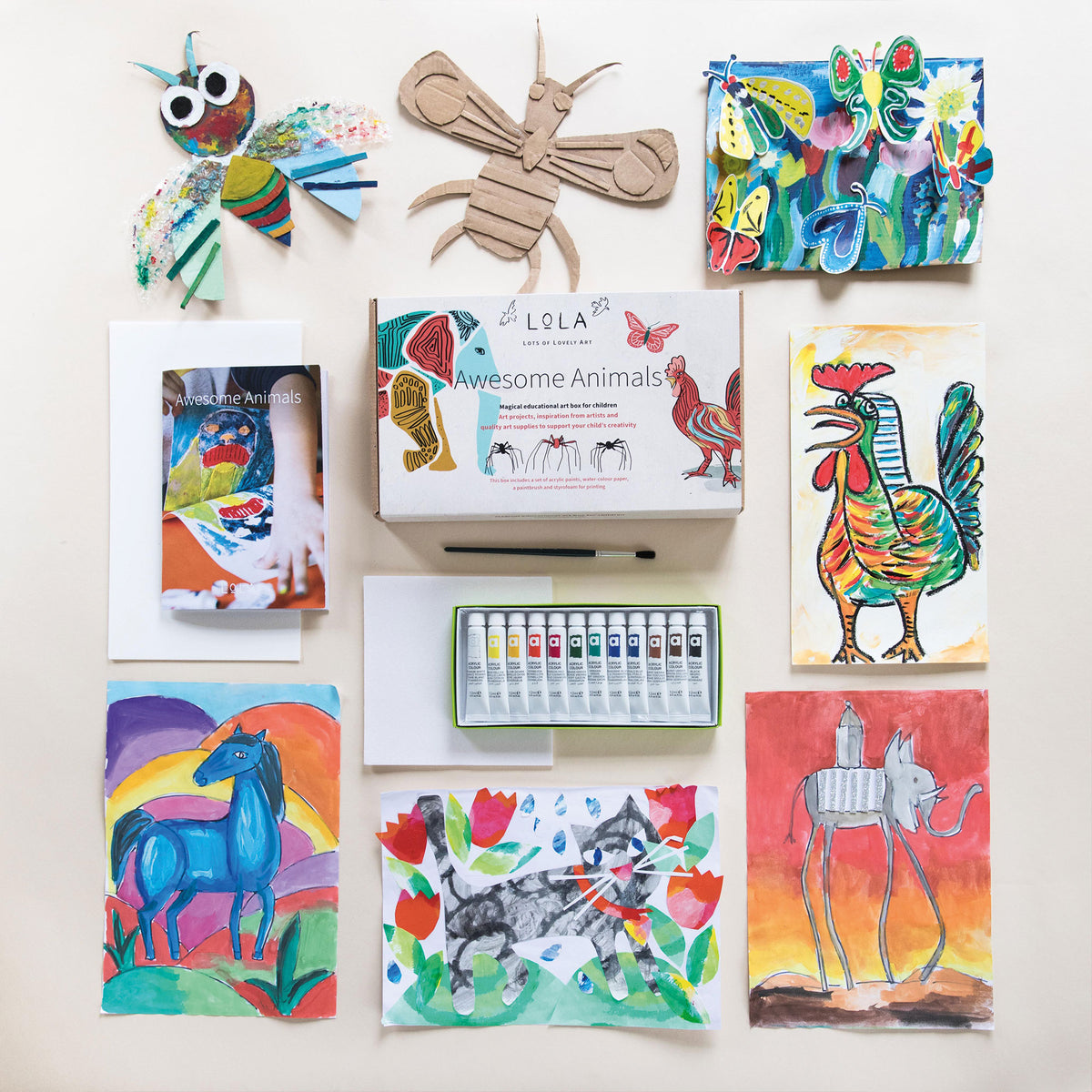 Awesome Animals - Educational Art Box