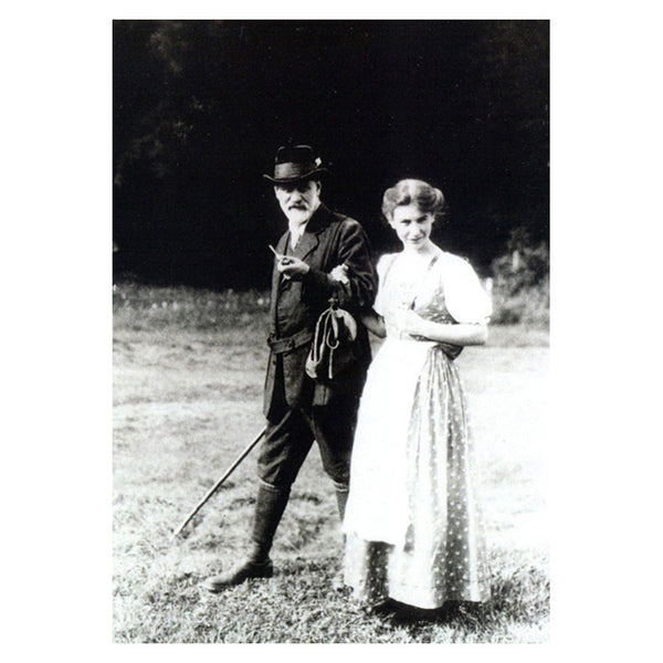Sigmund and Anna Freud (postcard)
